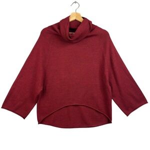Babette sweater women's Red Size 1‎ Long sleeve 100% wool Turtleneck